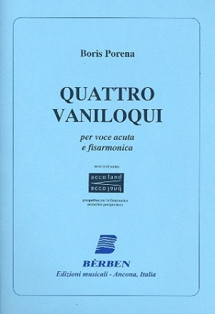 4 Vaniloqui per voce acuta e fisarmonica partitura