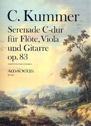 Serenade C-Dur op.83 fr Flte, Viola und Gitarre Partitur und Stimmen