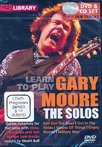 Learn to play Gary Moore - The Solos DVD +CD