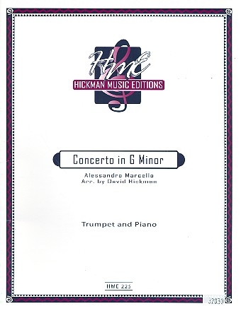 Concerto in g Minor for oboe and orchestra for trumpet and piano