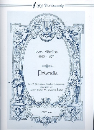 Finlandia op.26 fr 9 Blechblser, Pauken und Percussion Partitur und Stimmen