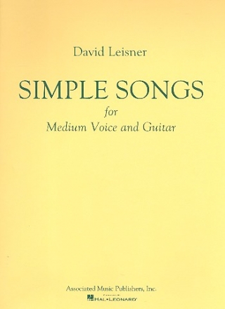 Simple Songs for voice and guitar