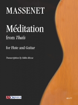 Mditation de Thais fr Flte und Gitarre Partitur und Stimmen