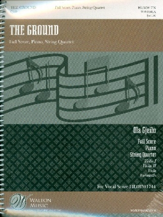 The Ground for piano and string quartet score and parts