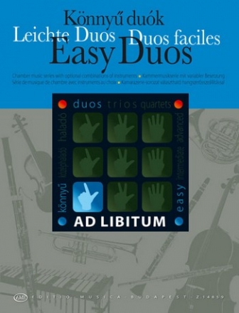 Leichte Duos ad libitum fr 2 Instrumente Partitur und Stimmen