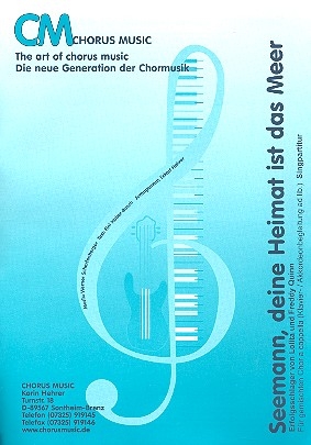 Seemann deine Heimat ist das Meer fr gem Chor a cappella (Klavier/Akkordeon ad lib) Chorpartitur