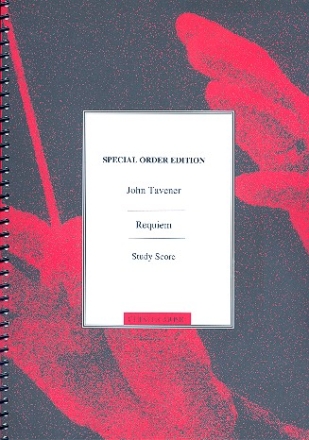 Requiem for soloists, cello, mixed chorus and orchestra study score,  archive copy