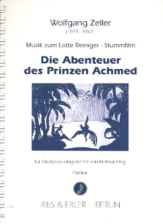 Die Abenteuer des Prinzen Achmed fr Orchester Partitur