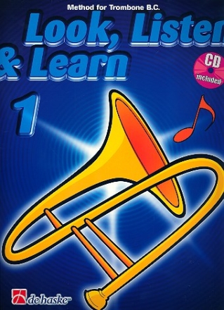 Look listen and learn vol.1 (+CD) for trombone treble clef