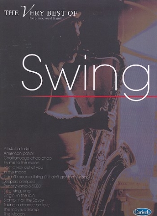 The very Best of Swing: for piano/vocal/ guitar