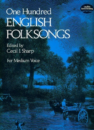 100 english Folk Songs  for medium voice and piano