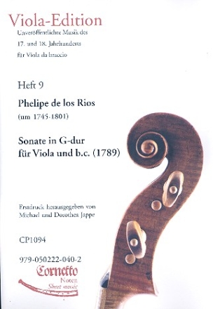 Sonate G-Dur fr Viola und bc