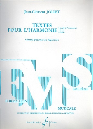 Textes pour l'harmonie orale  l'instrument et / ou crite