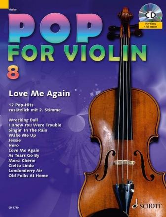 Pop for Violin Band 8 (+CD) fr 1-2 Violinen Spielpartitur