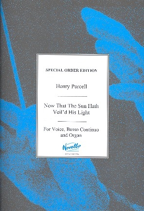 Now that the Sun hath veil's his Light for voice, organ and Bc score,  archive copy