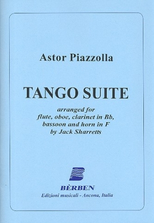 Tango Suite for flute, oboe, clarinet, bassoon and horn in F score and parts