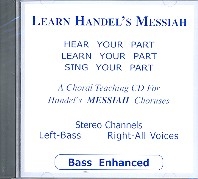 Learn Handel's Messiah - bass part  Play-along CD