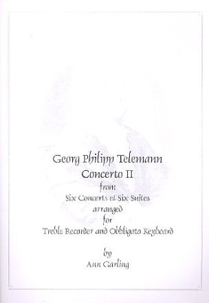 Concerto g minor no.2 for treble recorder and keyboard