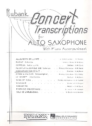 Ungarischer Tanz Nr.5 fr Altsaxophon und Klavier