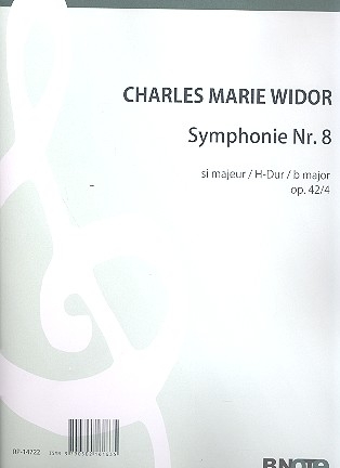 Sinfonie H-Dur Nr.8 op.42,4 fr Orgel Reprint