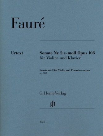 Sonate e-Moll Nr.2 op.108 fr Violine und Klavier