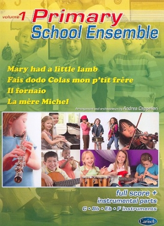 Primary School Ensemble vol.1 fr flexibles Ensemble Partitur und Stimmen (Kopiervorlagen)