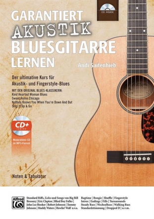 Garantiert Akustik Bluesgitarre lernen (+CD): fr Gitarre/Tabulatur