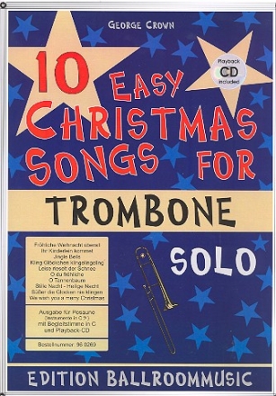 10 easy Christmas Songs (+CD) for trombone