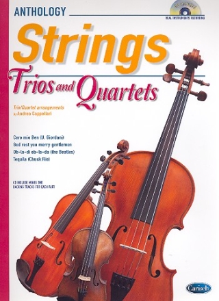 Anthology Strings - Trios and Quartets (+CD) for string trio or quartet score and parts