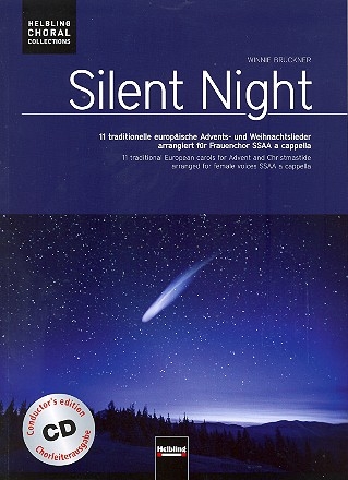 Silent Night (+CD) fr gem Chor a cappella Partitur (Chorleiterband)