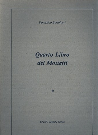 Quarto libro dei mottetti  partitura