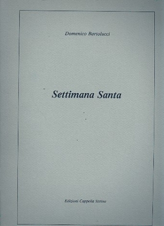 Settimana santa  partitura