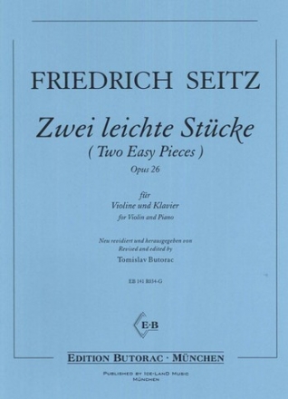 2 leichte Stcke op.26 fr Violine und Klavier