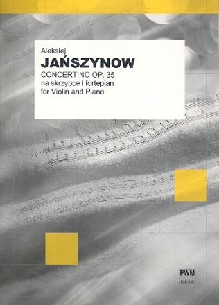 Concertino im russischen Stil op.35 fr Violine und Klavier