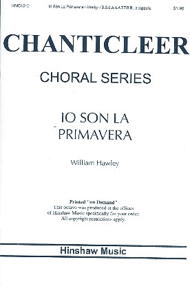 Io sono la primavera for mixed chorus (SSSAAATTBB)  a cappella score (it)