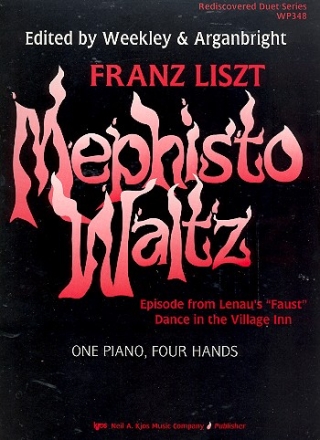 Mephisto-Walzer fr Klavier zu 4 Hnden Spielpartitur