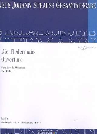 Ouvertre zu Die Fledermaus fr Orchester Partitur