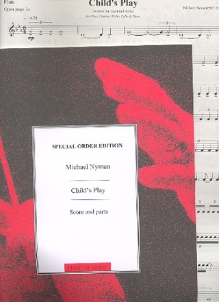 Child's Play for flute, clarinet, violin, cello and piano parts,  archive copy