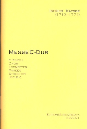Messe C-Dur fr Soli, gem Chor und Orchester Partitur