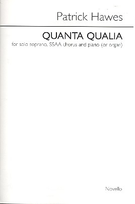 Quanta qualia for soprano, female chorus and piano (organ) score