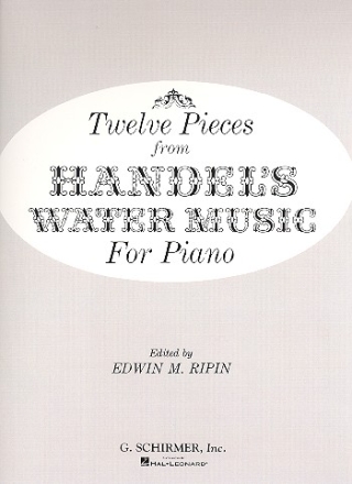 12 Pieces from Watermusic for piano