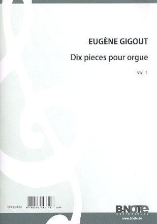 10 Pices vol.1 (nos.1-5) pour orgue