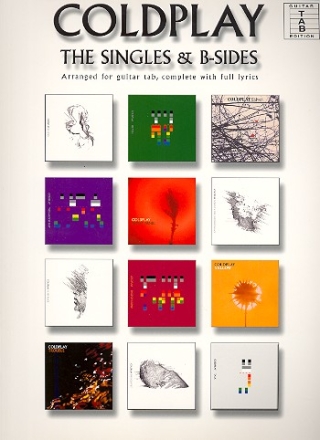 Coldplay: The Singles and B-Sides songbook vocal/guitar/tab