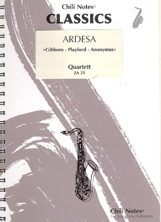 Ardesa-Sammelband  Nr.1 fr 4 Saxophone (AATT) Partitur und Stimmen