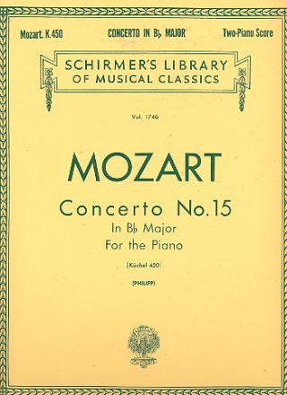 Concerto B flat major no.15 KV450 for piano and orchestra for 2 pianos