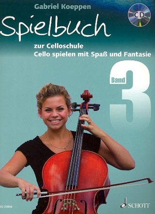 Spielbuch zur Celloschule Band 3 (+CD) fr Violoncello und Klavier