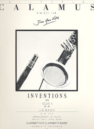 Inventions vol.1 for clarinet and bass clarinet score