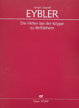 Die Hirten bei der Krippe zu Bethlehem fr Soli, gem Chor und Orchester Partitur