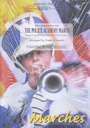 The Police Academy March - for concert band score and parts