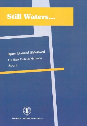 Still Waters for bass flute and marimba score and parts